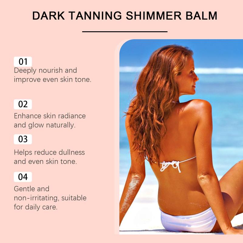 Oceaura Outdoor Tanning Shimmer Stick Gentle Hydrating Moisturizing Nourishing Body Tanning Accelerator Skin Care Stick