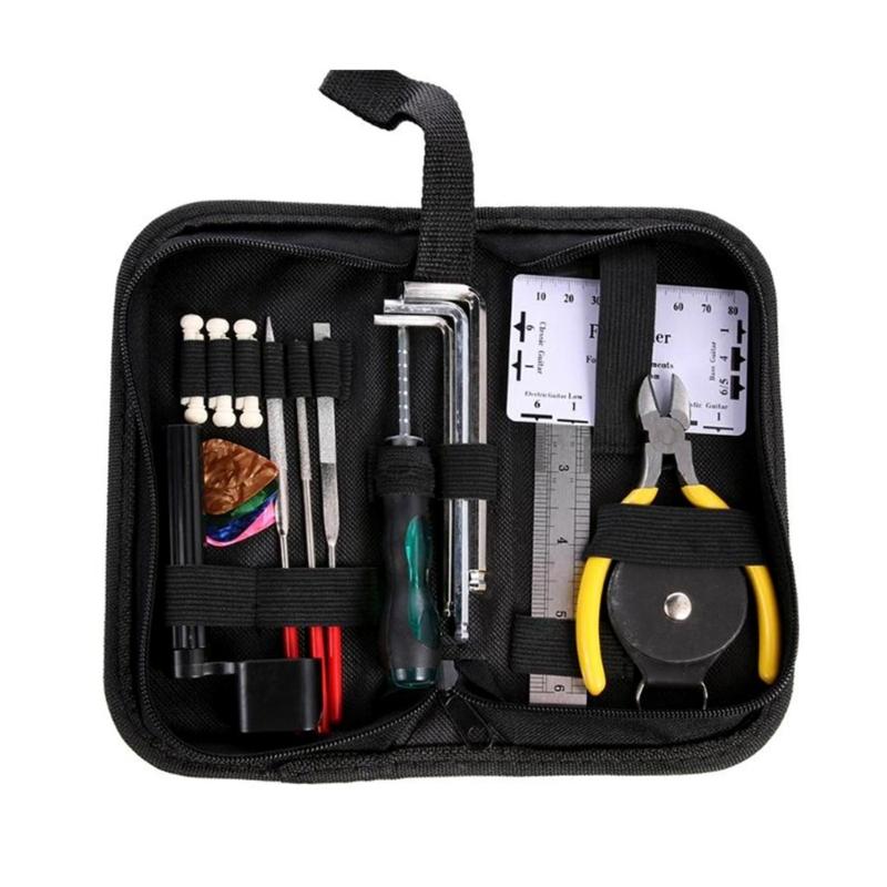 

Professional Guitar Maintenance Set for Adjusting Cleaning and Restringing with Essential Tool for String Instruments 1