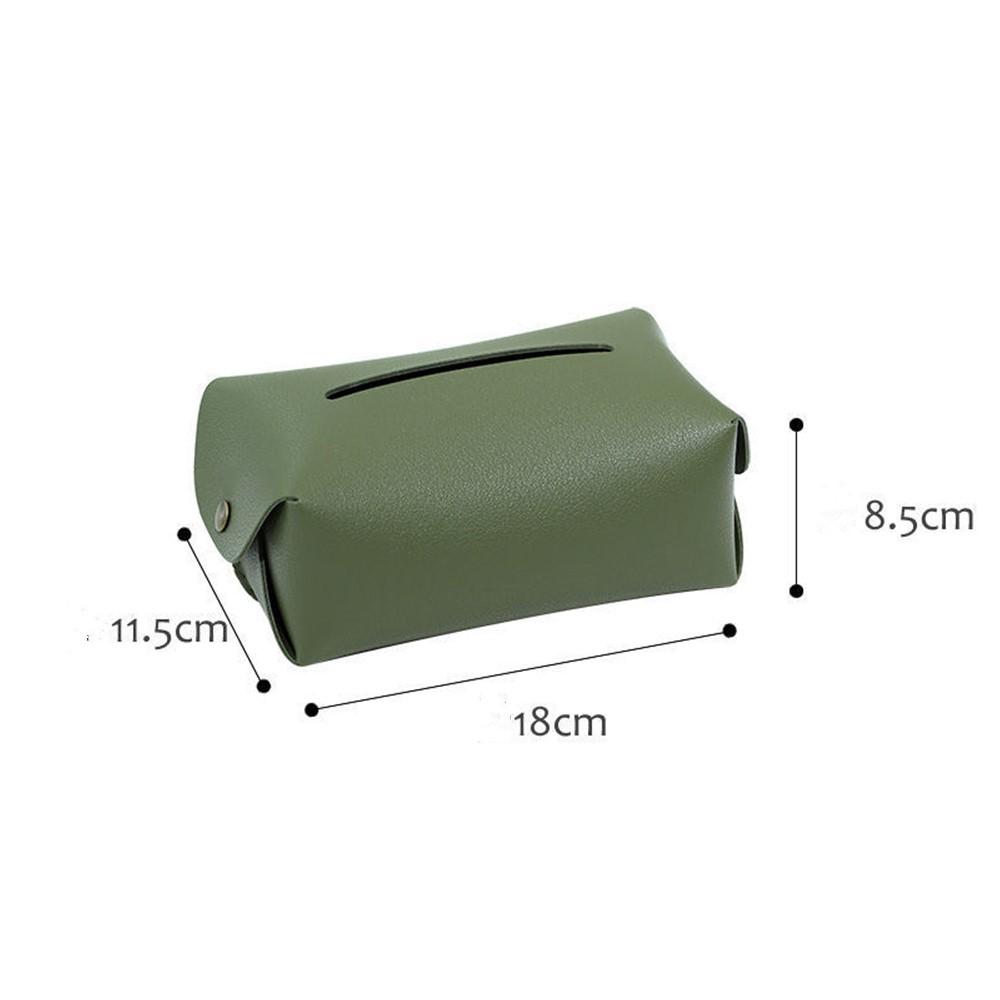 PVC Leather Tissue Box Nordic Home Waterproof Napkin Holder Living Room Storage Box Kitchen Office Desktop Tissue Paper Box 2025