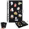 Space Saving Felt Brooch Storage Book 6 Pages Badge Charms Organizer  Home Accessory