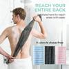 Exfoliating Washcloth Back Scrubber for Shower for Men Silver-ion Multi-Function Foam Bath Towel Ultra-Long Exfoliating Towels