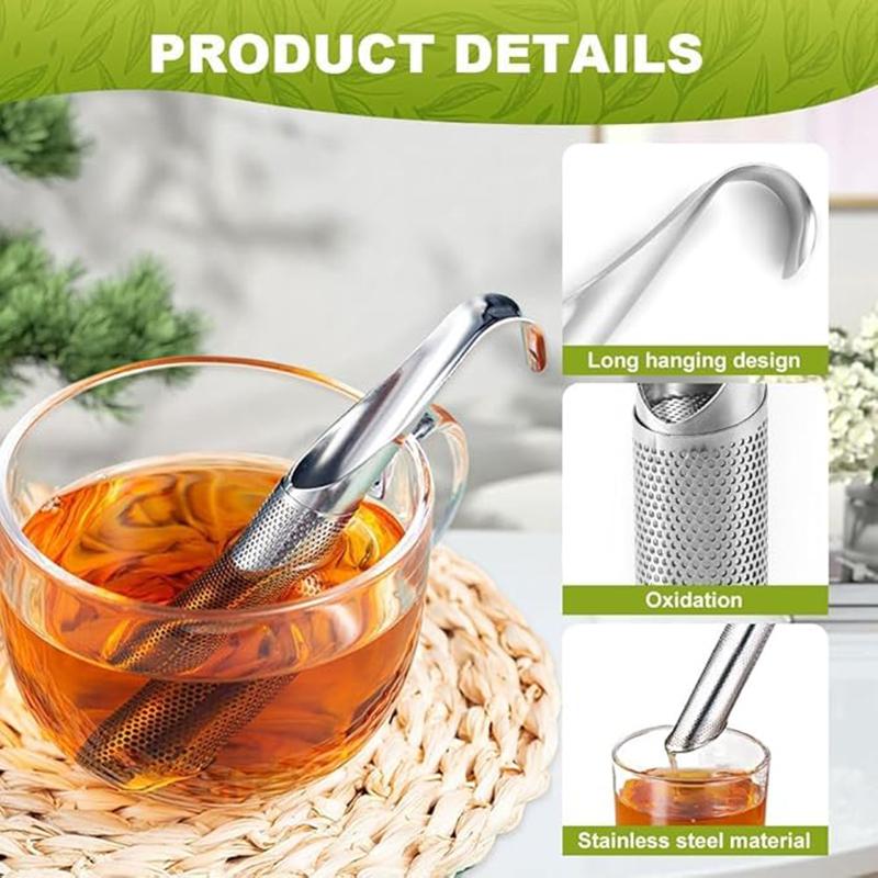 Tea Strainer Tea Maker Piping Stainless Infuser Pipe Design Touch Feel Holder Tool Tea Spoon Diffuser Infuser Filter Teaware