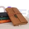 1PC Retro Leaf Notebook School Office Stationery Diary Notepad Literature PU Leather Note Book Traveler Journal Planners Gifts 75sheets/150pages