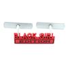 1Pc 3D Metal Black Girl Edition Logo Car Front Grille Emblem Badge Rear Trunk Emblem Sticker Decal