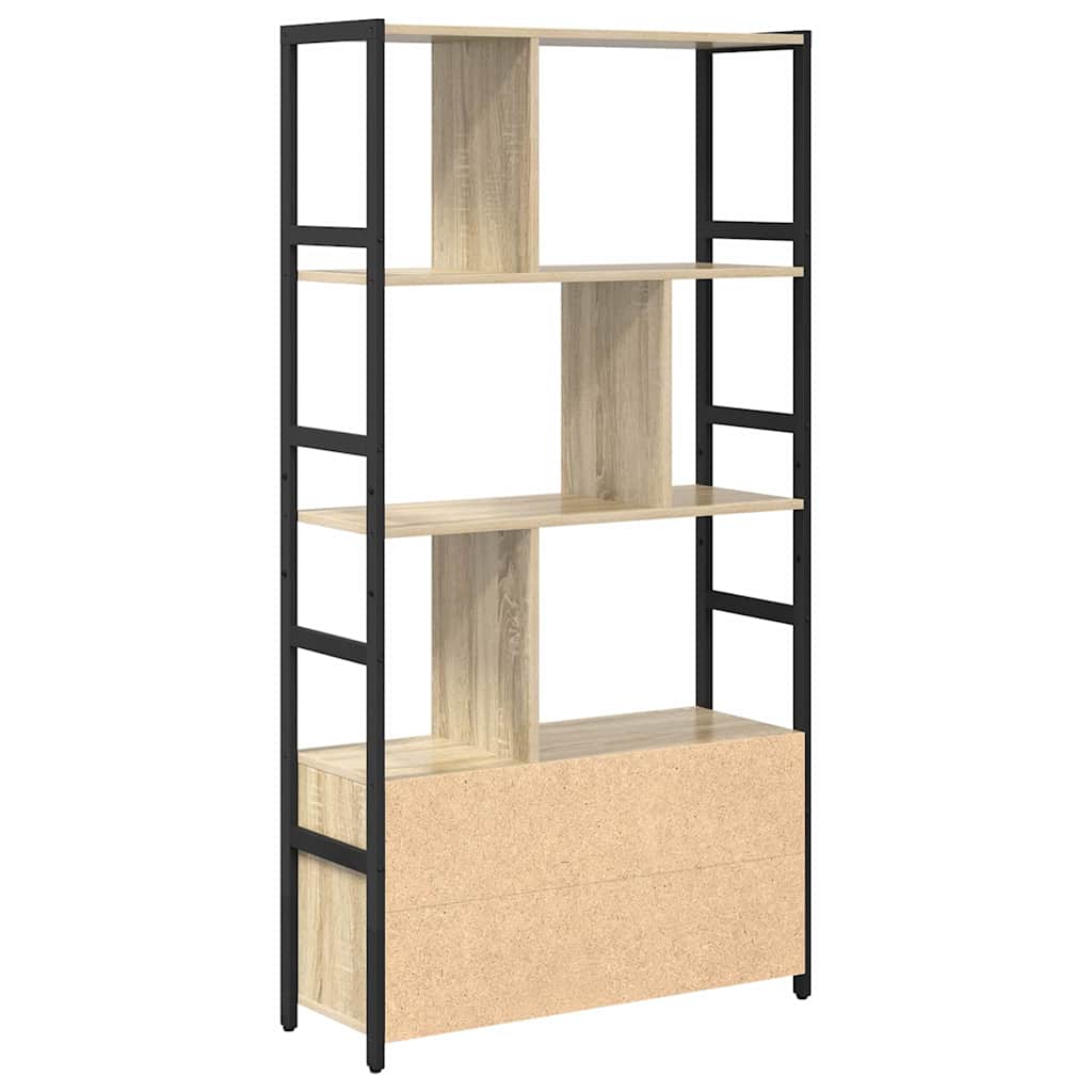 Bookshelf Sonoma Oak 80 x 30 x 155.5 cm Particleboard