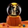 Veilleuse Boule de Cristal Hippocampe Coloré - Cadeau Parfait pour les Anniversaires d'Amis