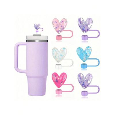 1PC Straw Cover - Dustproof & Leak-Proof Silicone Straw Toppers For 30/40oz Tumblers, Accessories For Cups With Secure Fit & Easy Cleaning