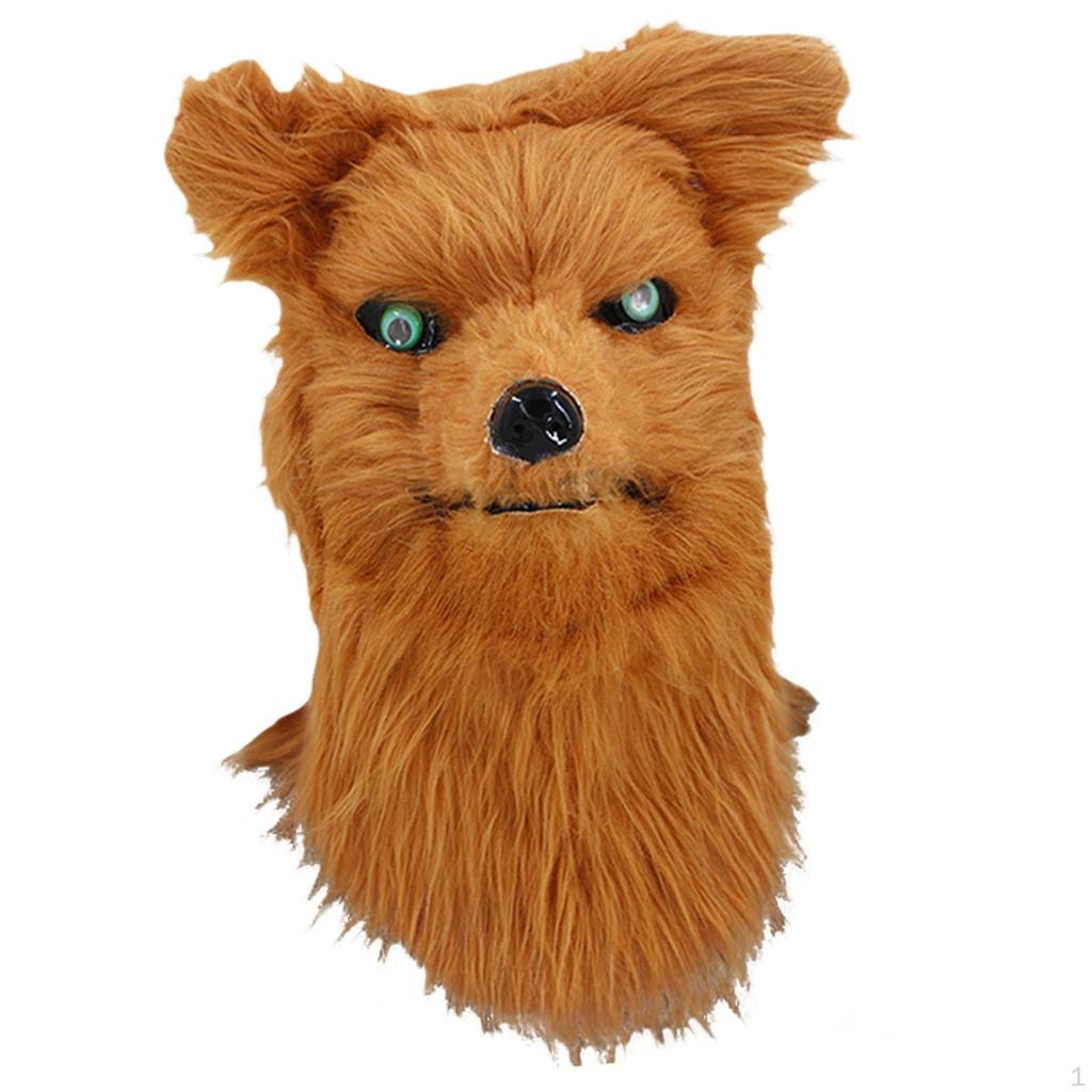 Animal Mask with Moving Jaw for Halloween And Cosplay Events