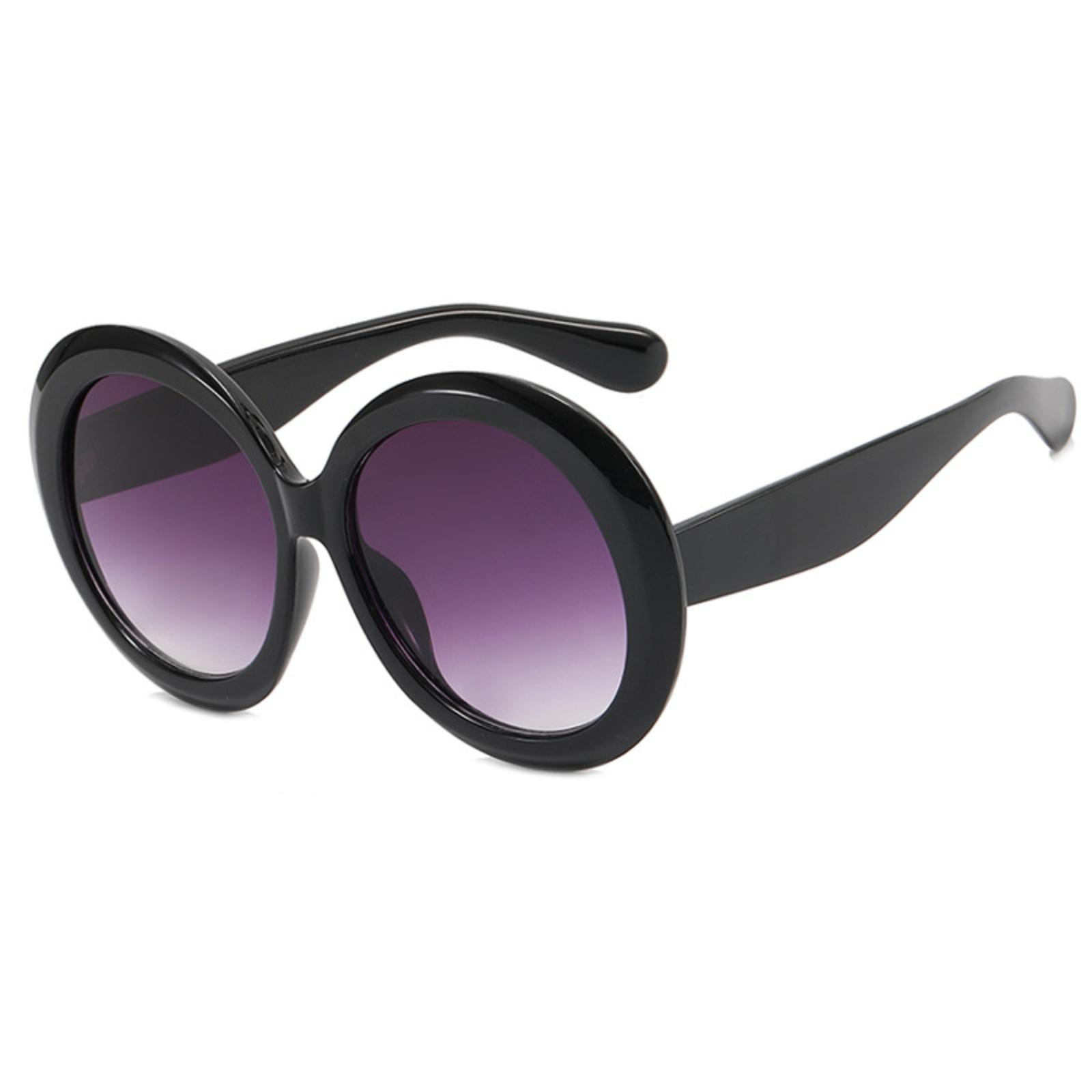 Stylish round oversized sunglasses One Size
