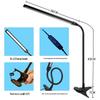 LED USB Eye Protection Clip-On Desk Lamp - Perfect for Dorms, Study, and Bedside Reading