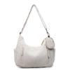 Vrijetijds Crossbody Tas met Modieuze Textuur, Eenvoudig Ontwerp en Grote Capaciteit Tote Bag, Enkele Schoudertas