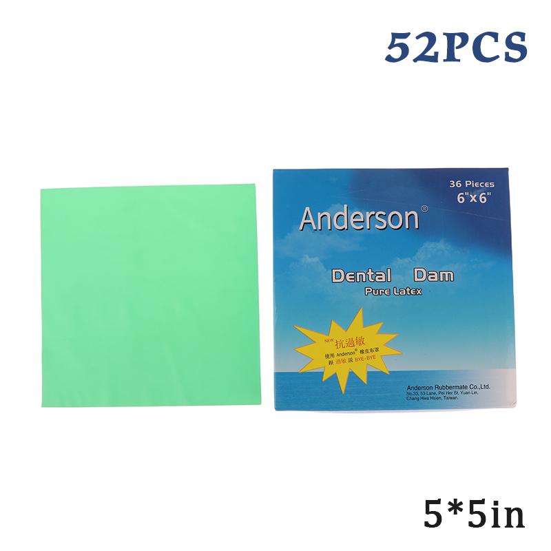 

36/52Pcs Dental Rubber Dam Sheet Natural Latex Rubber Barrier Dams For Adults Teeth Whitening Dental Materials 6CM
