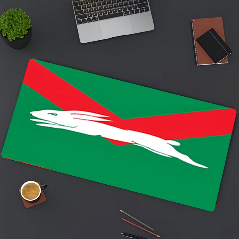 South Sydney Rabbitohs Print Mouse Pad, for Keyboard Pad Laptop PC Mat for Office Home Use, Desk Decor, Perfect Birthday Gift for Gamers