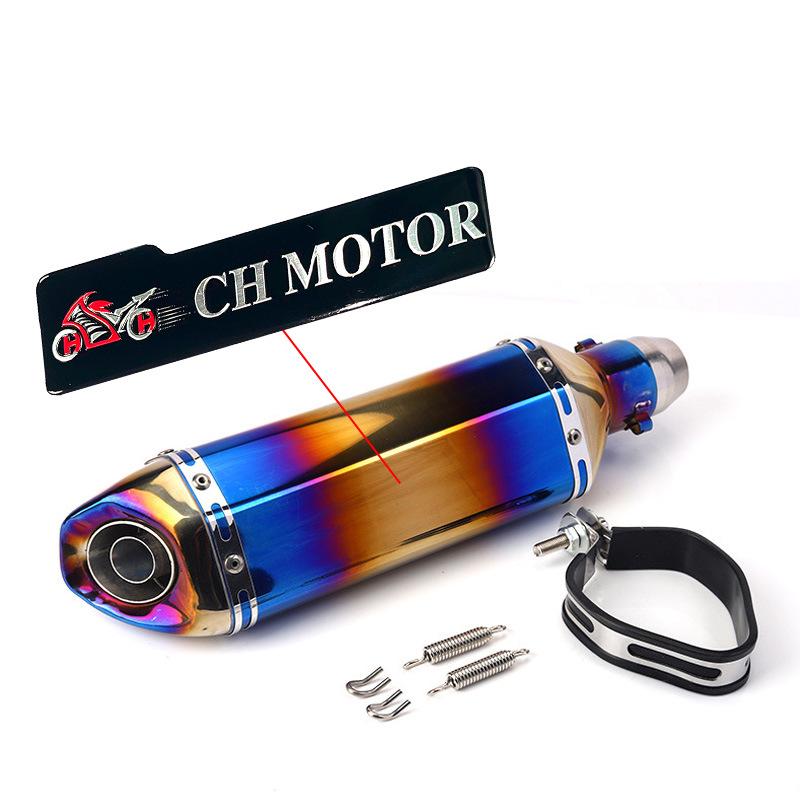 

Compatible Akrapovic Exhaust Pipe for Kawasaki Ninja 400/250, Yamaha R15/R25/R3, and ZX6/R10R.
