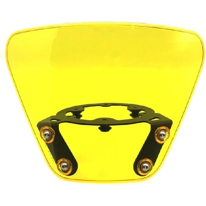 

Compatible with Husqvarna Svartoilen 401 250 Vitpilen 401 250 2018- Motorcycle Accessories Windshield Sport Windscreen Screen Wind Deflector(Black) жовтий