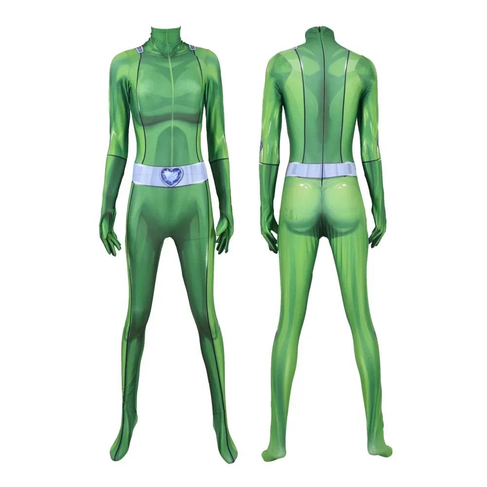Totally Spies Sieviešu Cosplay Bodijs Pieaugušajiem