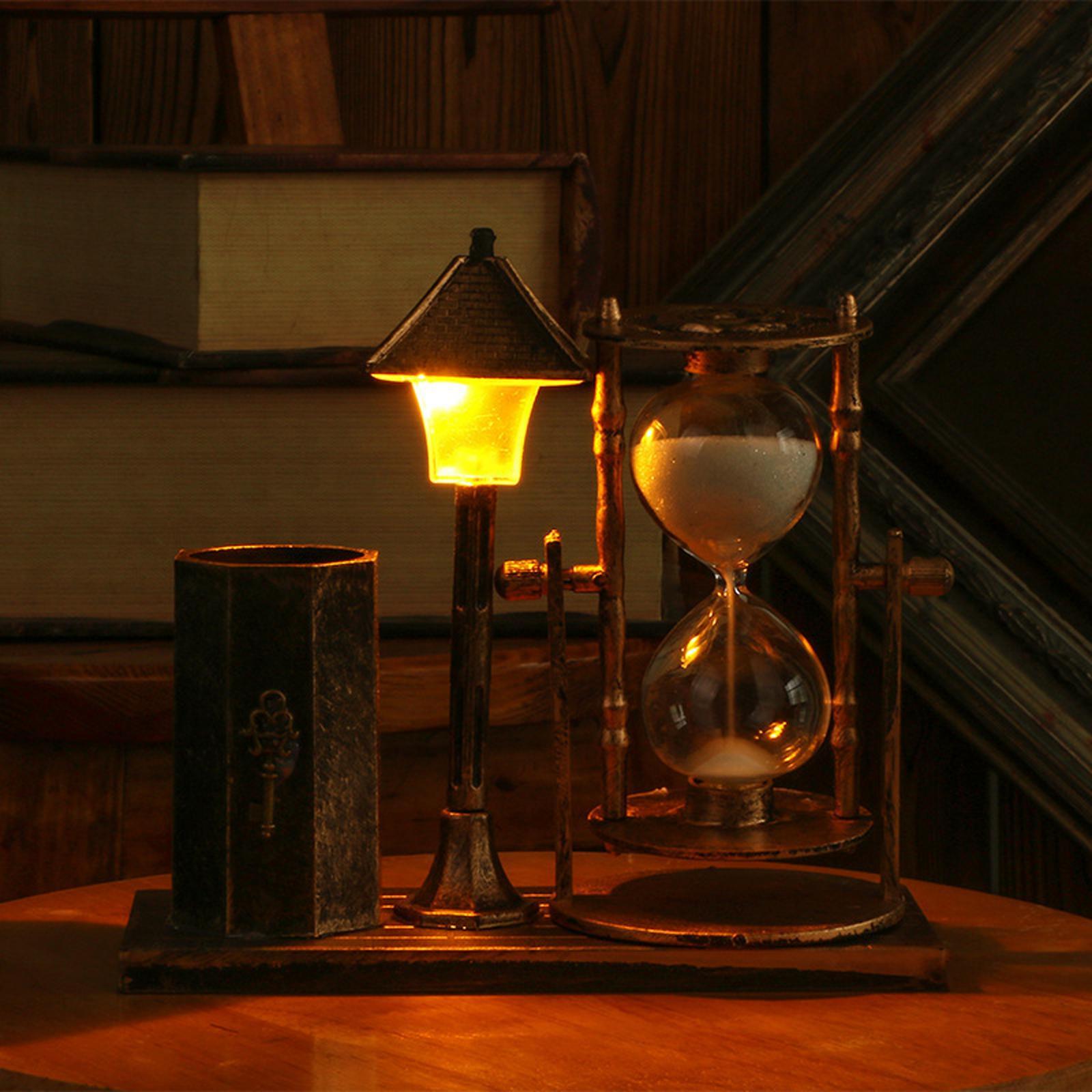 Antique Hourglass Sand Glass Clock Timer Table Decoration Collectible Gift золотой