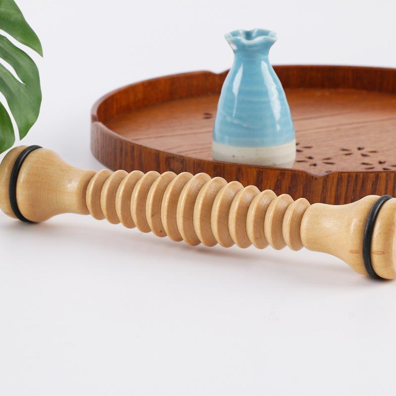 Wooden Massager Body Back Wooden Foot Roller Foot Massager For Plantar Fasciitis Stress Relief Relaxation
