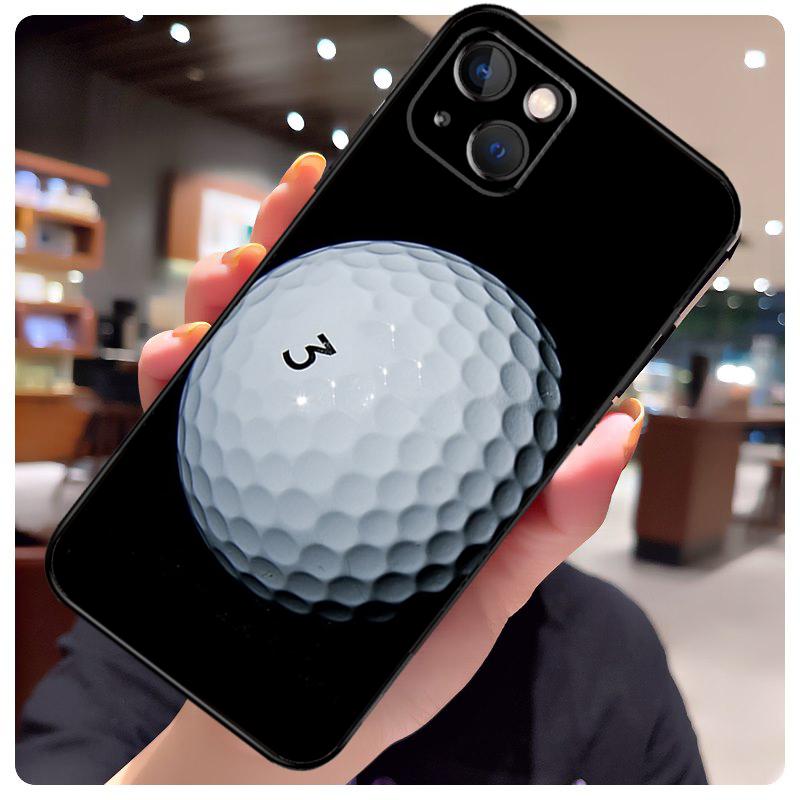 Golf Ball Case For iPhone 14 Pro Max 16 15 11 12 13 17 Pro Max mini 15 16 Plus 16e 17 Air Phone Cover