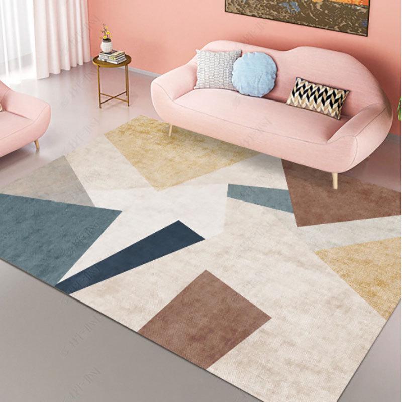 Modern Celebrity Bedroom/Living Room Carpet - Customizable Bedside or Sofa Floor Mat
