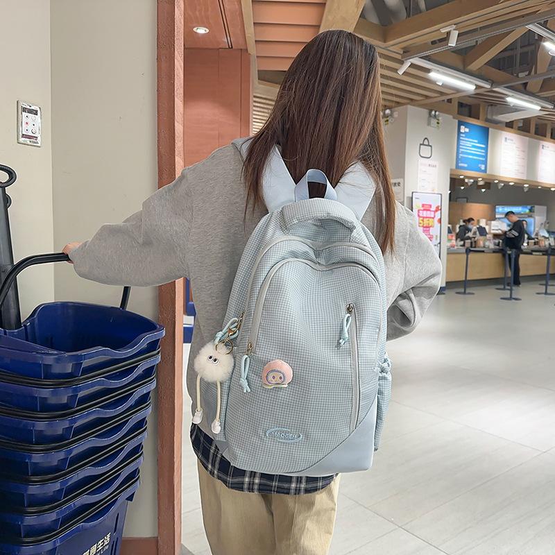 Schoolbag Female College Student Large Capacity Campus Leisure New Travel Backpack Fashion Trend Couple Versatile Backpack