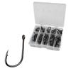 100 Pieces Fishing Hook Universal Seawater Fish Carbon Steel Fishhook Tool for Professional Fisherman Beginner