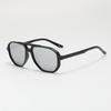 New European and American color film sunglasses men's toad frame sunglasses retro sunglasses UV protection