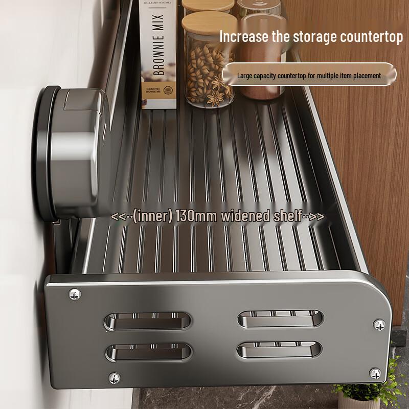 JiaDu Multi-functional Wall-Mounted Suction Cup Storage Rack