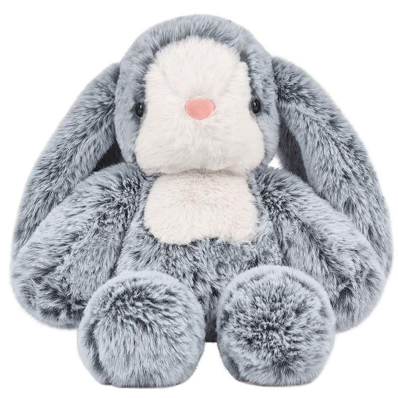 Plush Rabbit Grey Toy Cartoon Animal Stuffed Doll Room Decoration Gift Kids
