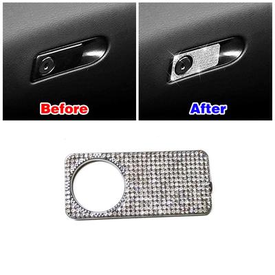 For Mercedes Benz GLC 253 2015-2019 Storage Box Glove Box Glovebox Switch Button Cover Trim Crystal Diamond Decal