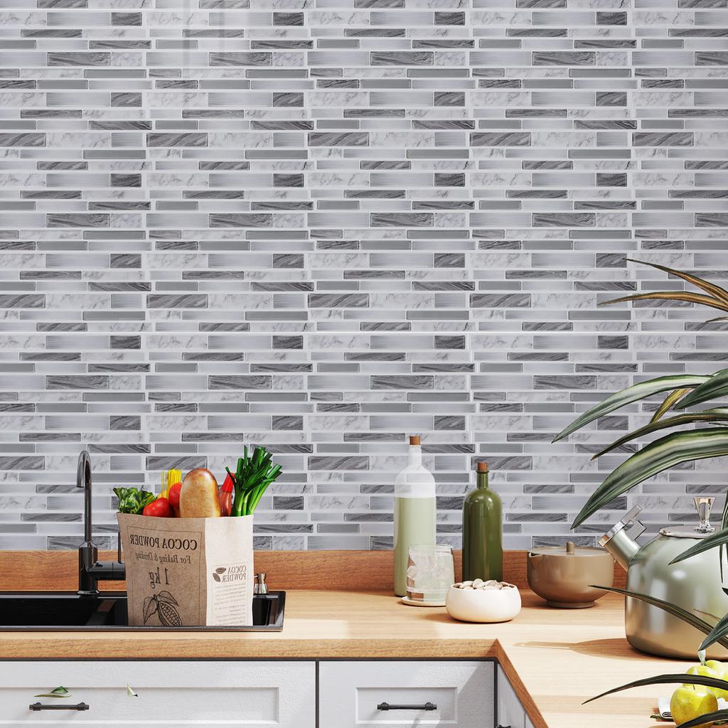 Küchenaufkleber Wasserdicht Und Ölfest 3D Simulation Kristall Spleißen Anti-Fliesen Wandaufkleber Renovierungsaufkleber Verschönerung Explosion