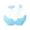 Costume Set For Women Angel Feather Headband Wand For Halloween Cosplay