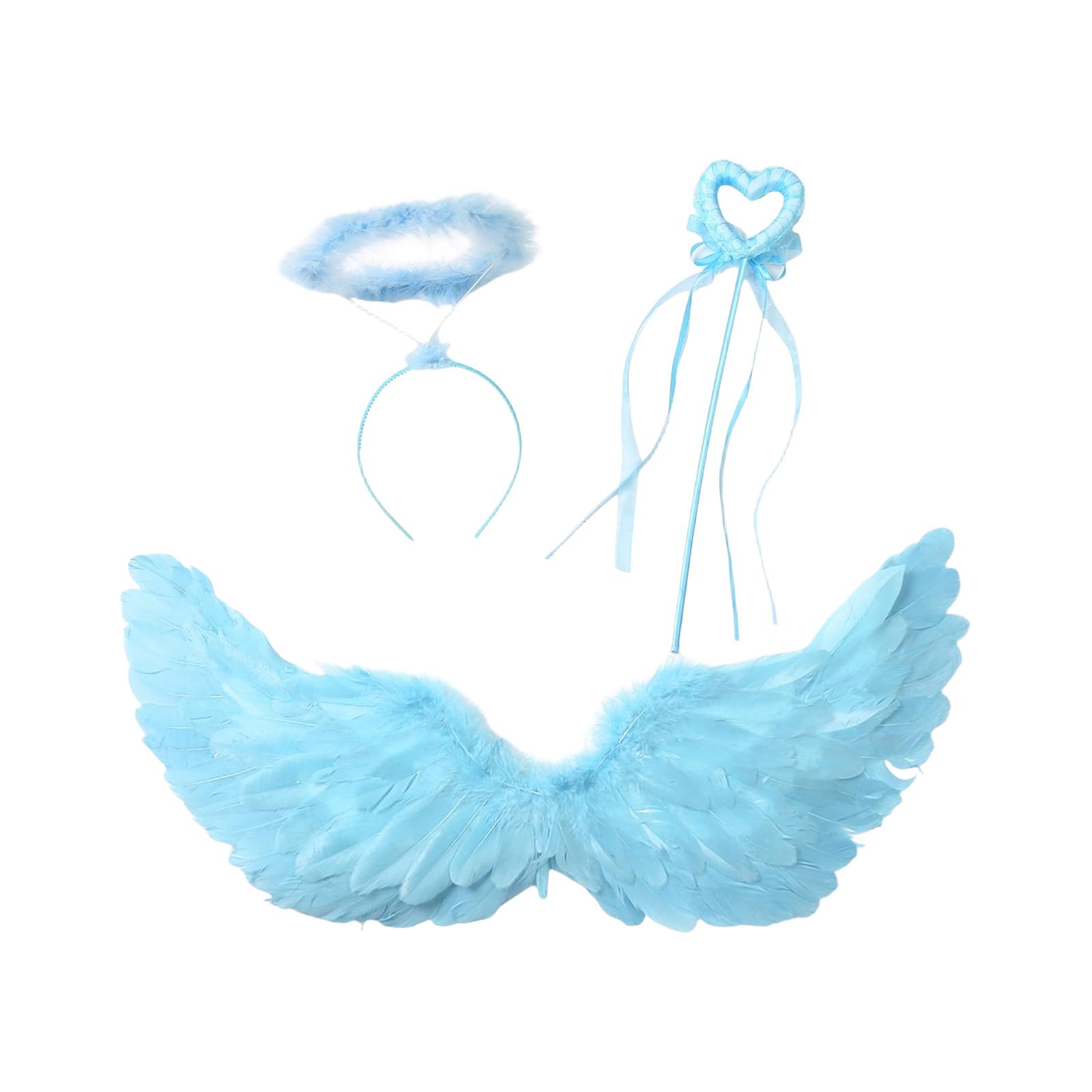 

Набір костюма для жінок Ангельський пір яний обруч Паличка для Хелловіну Косплею One Size