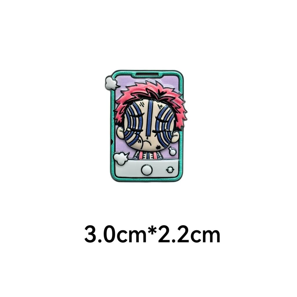 Demon Slayer Anime Brooch Q-Version Alloy Badge Tanjiro Nezuko Zenitsu for Clothes Bags