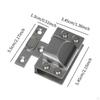 Gate Latch Glass Door Lock Frameless Push Sliding for Store