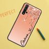 Personalised Glitter Name Case For Huawei Nova Y90 Y70 Y61 Y60 9 10 SE Nova 5T 11i 8i 7i 3i P20 P40 P30 Lite P60 Pro