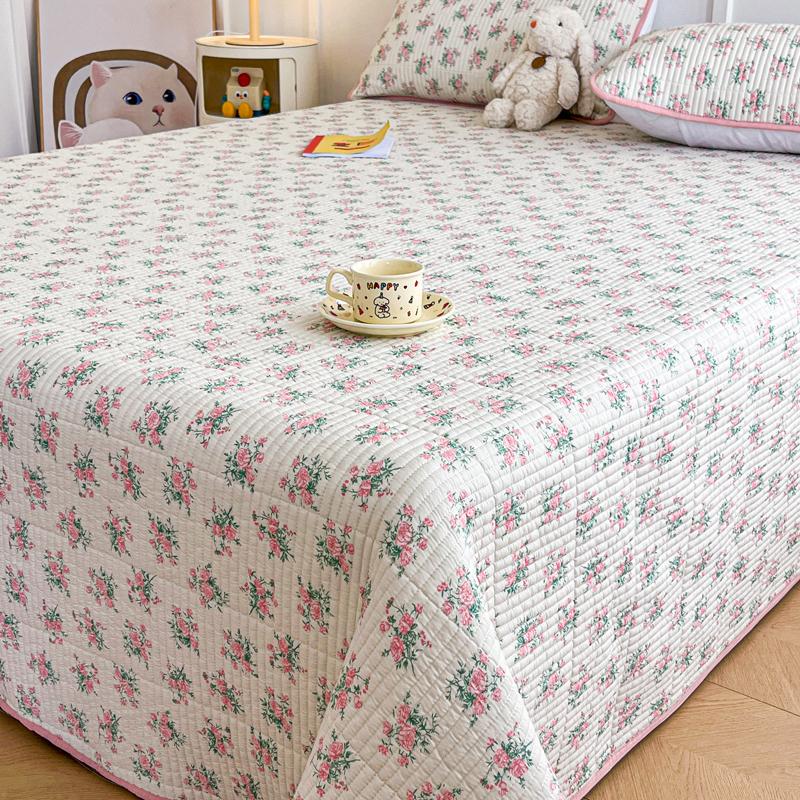 Skin-friendly Bed Cover Printed Bedspread Double Side Design Blanket Home Bedsheet Soft Bedspreads cubrecama (No Pillowcase)