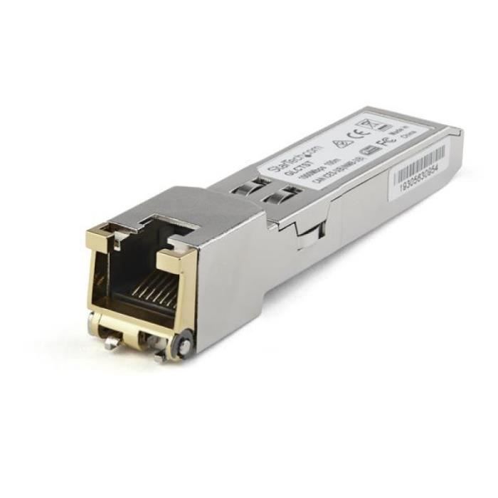 Startech dell emc sfp-1g-t comp - sfp module - copper transceiver noir noir Noir