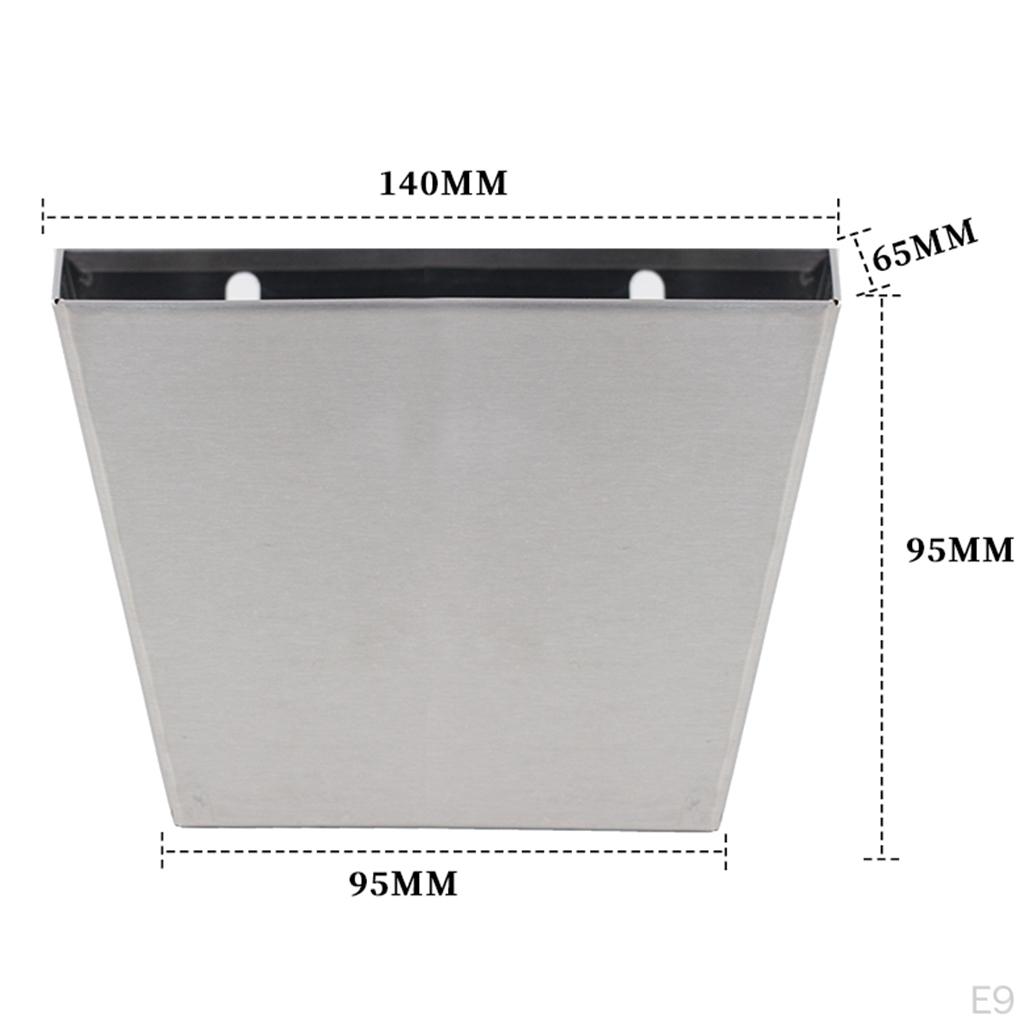 Wandmontierter Flaschenöffner Kapselauffänger Aufbewahrungsbox Eimer mit Schrauben