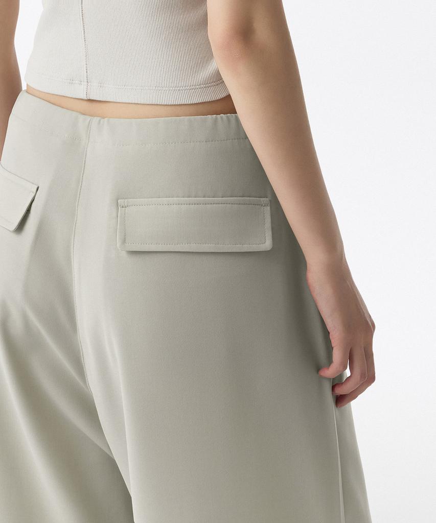 MUSINSA STANDARD WOMAN Women'S Linen-Like Parachute Pants [Light Beige]