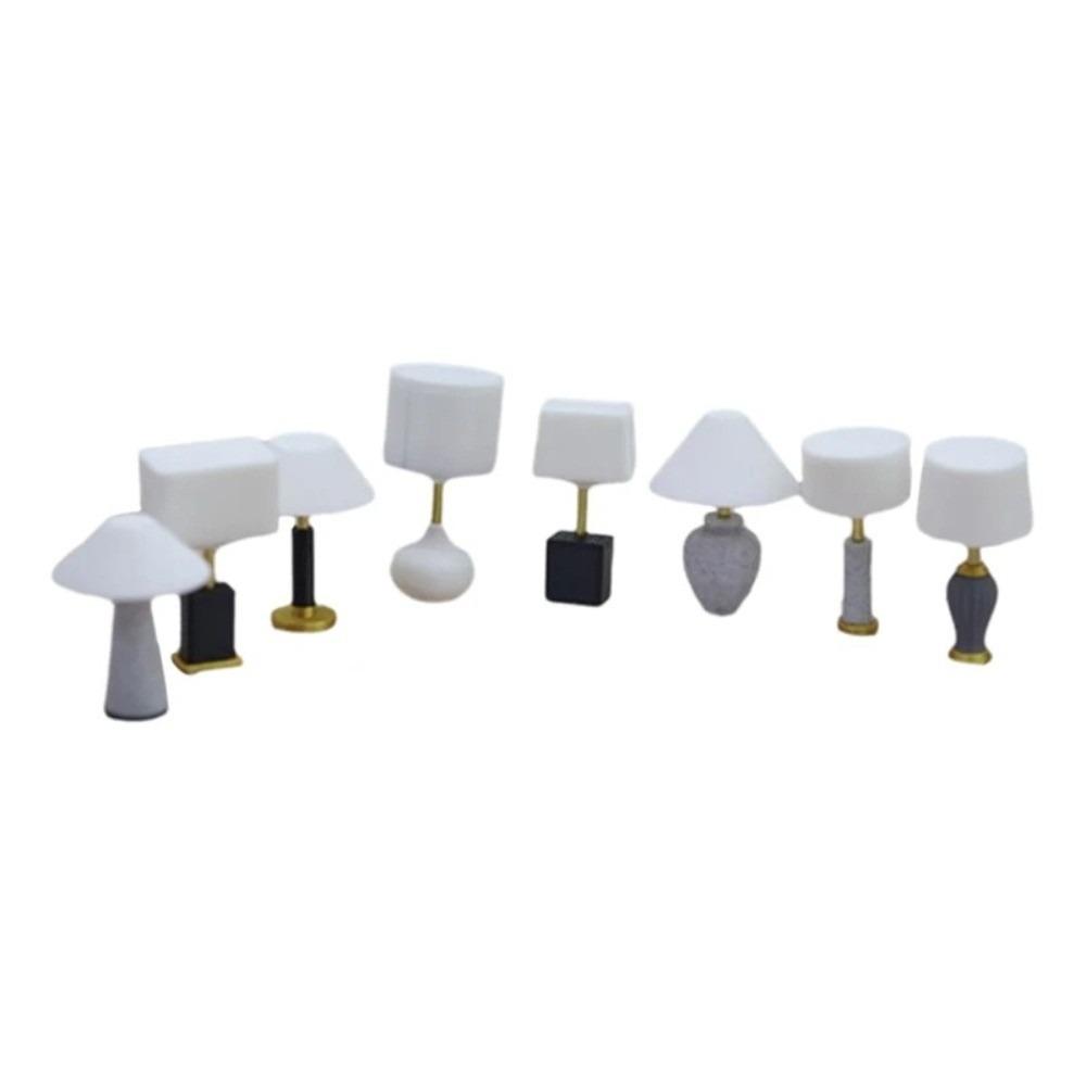 1PCS DIY Desk Table Lamp Miniature Model Doll House Accessories Mini Furniture Children Toy