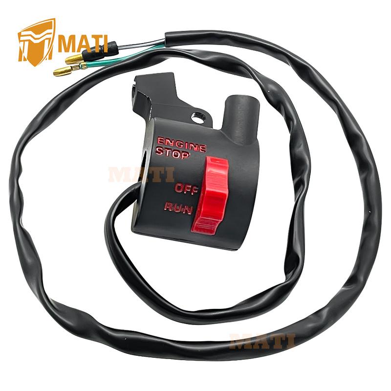 M MATI Right Start Stop Kill Switch for Honda XR50 XR50R 2000 2001 2002 2003 35013-GEL-700