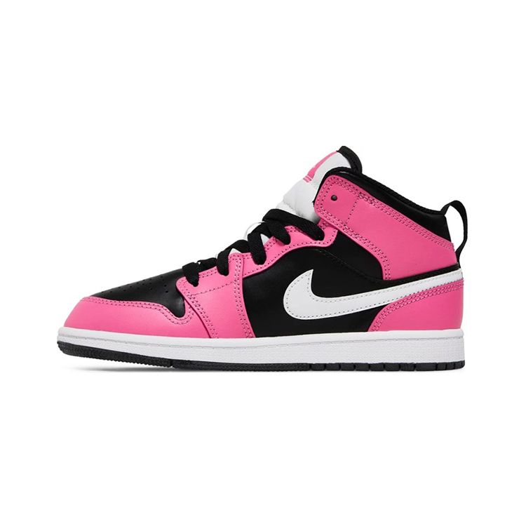 

Кроссовки Air Jordan 1 Mid PS Pinksicle Kids Черный Белый 640737-002