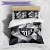 Athletic Bilbao Football Printed 3 Pieces Bedding Set, Comfortable Skin Friendly Bedroom Duvet Cover Set