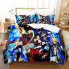 New Fashion 3D Printed Anime Game Blazblue Bedding Set Cartoons three-piece Set Adult Kid Bedroom Duvet Cover Sets Home Textiles