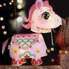 Chinese Style 2026 New Year Lantern Cartoon Pony Mid-Autumn Lantern  Pub Home Party
