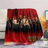 1PC Custom Name CHEicago Fire Patterned Flannel Blanket Suitable For All Seasons for Home Decor Warmth and Comfort Gifts Holiday Present -HE102