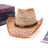 European and American New Western Denim Straw Hat Maran Hand-woven Western Denim Hat