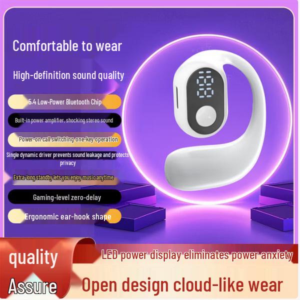 Wireless Sports Over-Ear Bluetooth Headset for Apple, OPPO, Huawei, Xiaomi, Vivo