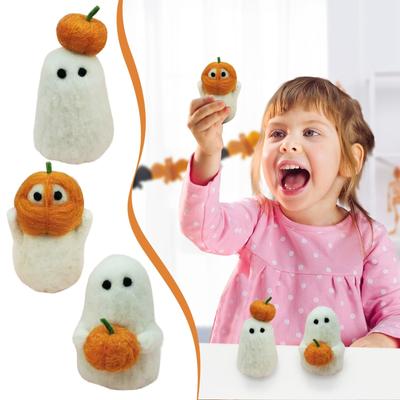 Gestrickte Geister-Anhänger, Kreative Halloween-Geister-Strickhandarbeiten